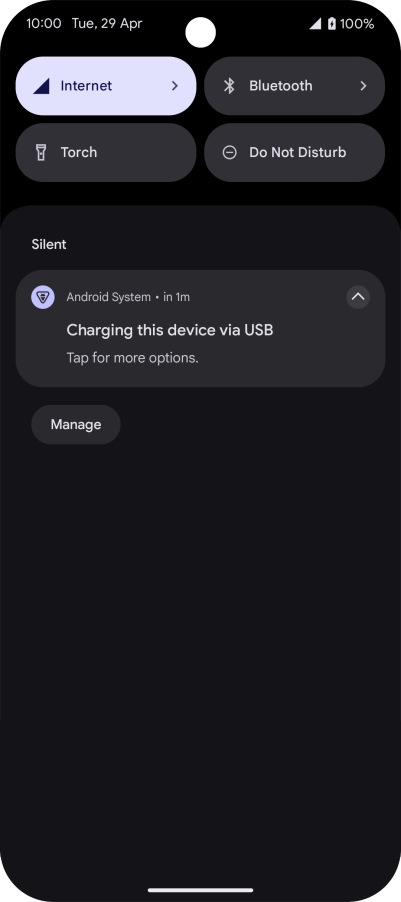 Press Tap for more options..