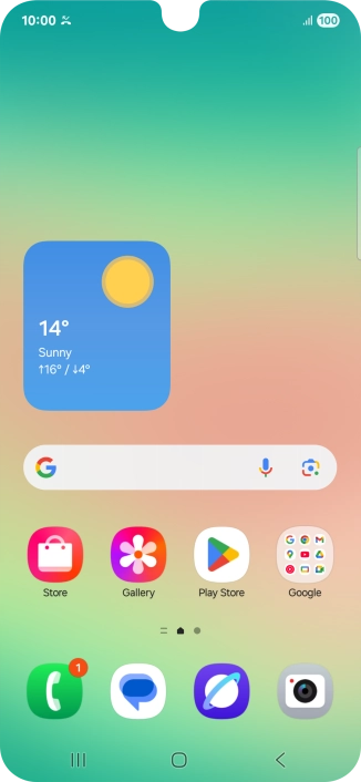The missed calls icon shows that you have one or more missed calls.