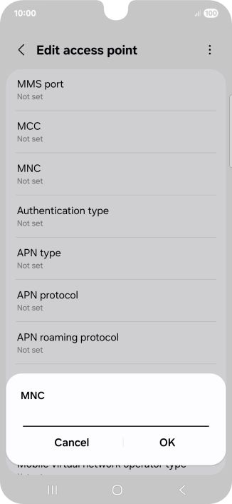 Key in 15 and press OK. Key in 15 and press OK.