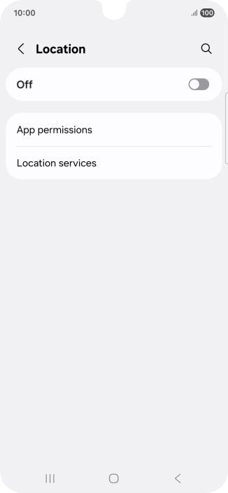 Press the indicator to turn the function on or off.