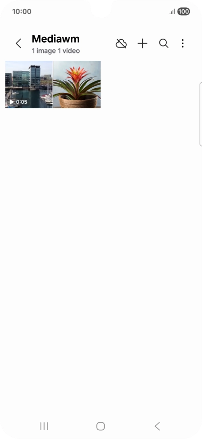 Press and hold any picture or video. Press and hold any picture or video.