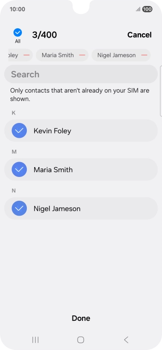 Press Done. Press Done.