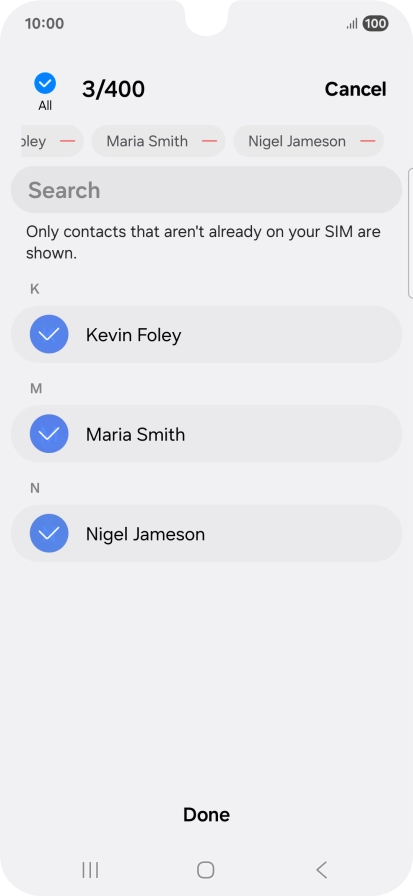 Press Done. Press Done.