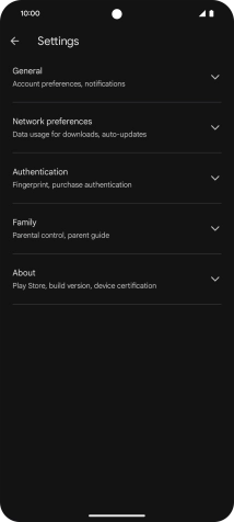 Press Network preferences.
