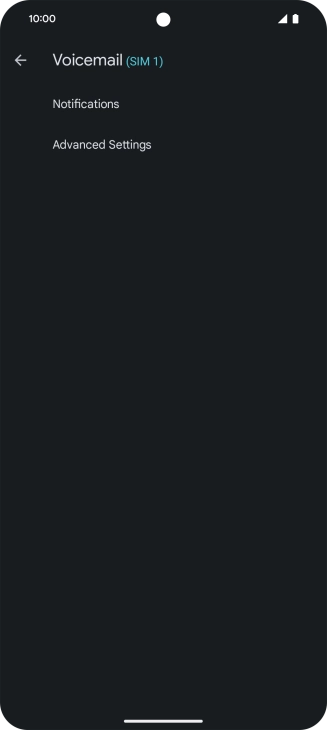 Press Advanced Settings.