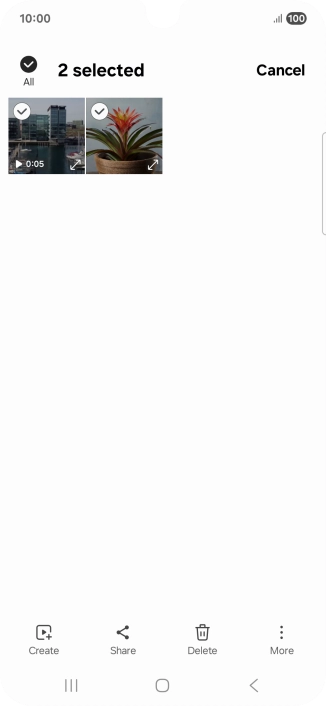 Press Share. Press Share.