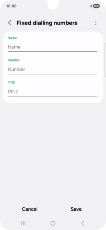 Press Name and key in the required name. Press Name and key in the required name.