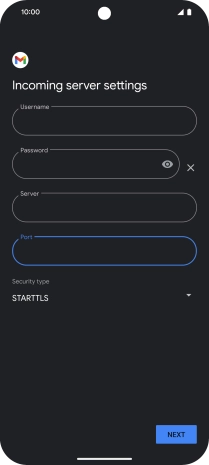 Press the drop down list below 