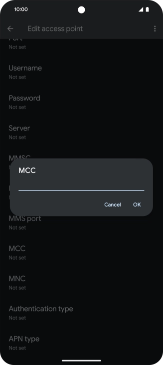 Key in 272 and press OK.