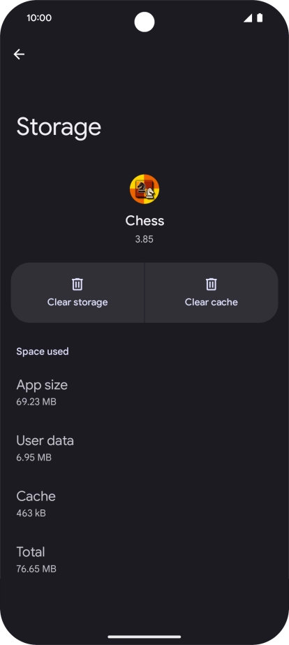 Press Clear cache. Press Clear cache.