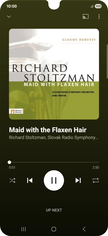 Press arrow right to go to the next audio file. Press arrow right to go to the next audio file.