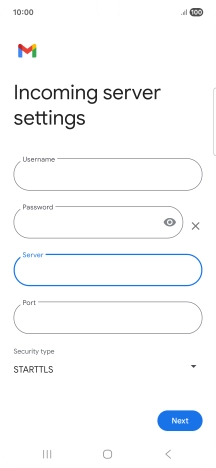 Press the field below 