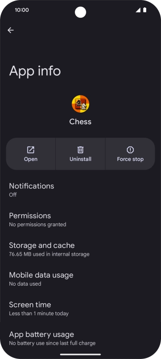 Press Storage and cache. Press Storage and cache.