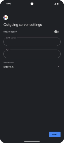 Press the field below 