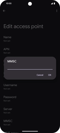 Key in http://www.vodafone.ie/mms and press OK.