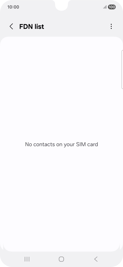 Press the menu icon. Press the menu icon.