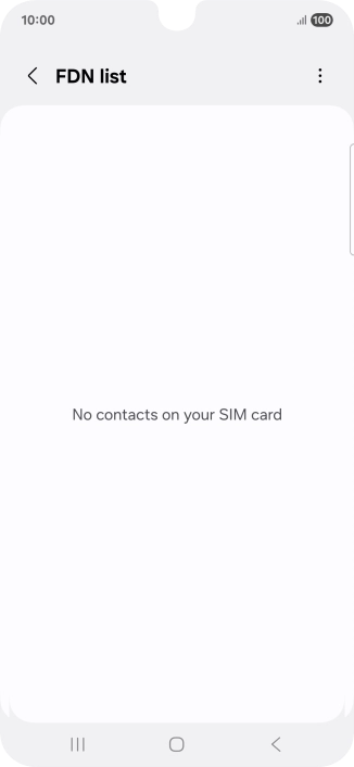 Press the menu icon. Press the menu icon.