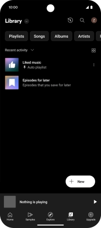 Press the drop down list.