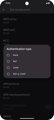 Press PAP. Press PAP.