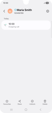 Press the Home key to return to the home screen.
