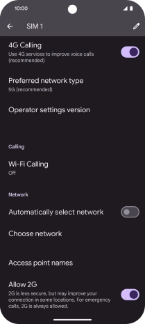 Press the indicator next to Press the indicator next to