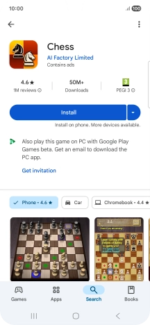 Press Install and follow the instructions on the screen to install the app. Press Install and follow the instructions on the screen to install the app.