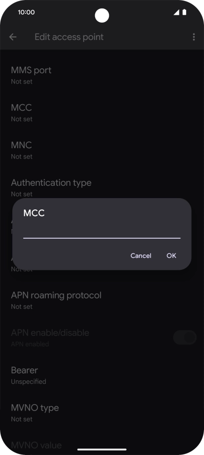 Key in 272 and press OK.
