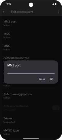 Key in 80 and press OK. Key in 80 and press OK.