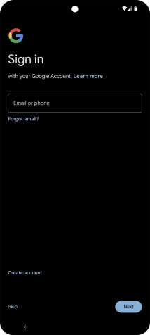 Follow the instructions on the screen to finish the activation.