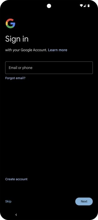 Follow the instructions on the screen to finish the activation.