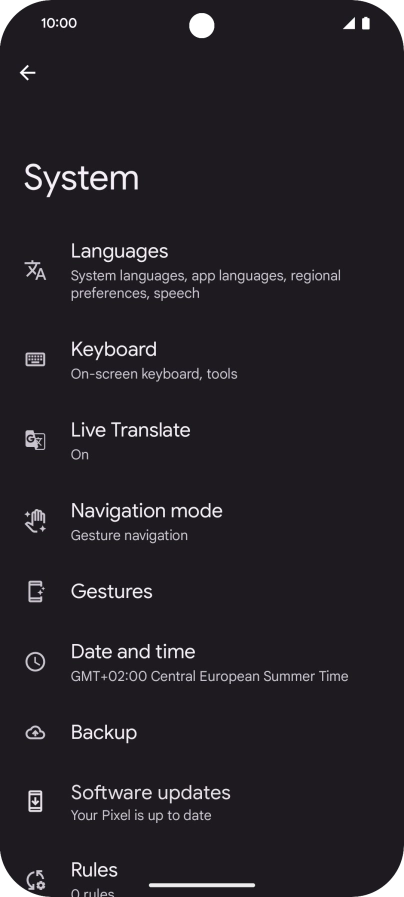 Press Date and time. Press Date and time.
