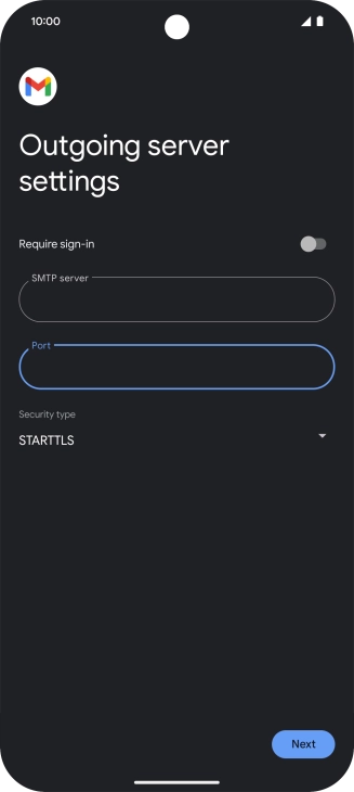 Press the drop down list below 