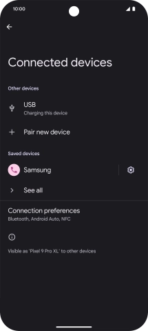 Slide your finger upwards starting from the bottom of the screen to return to the home screen.