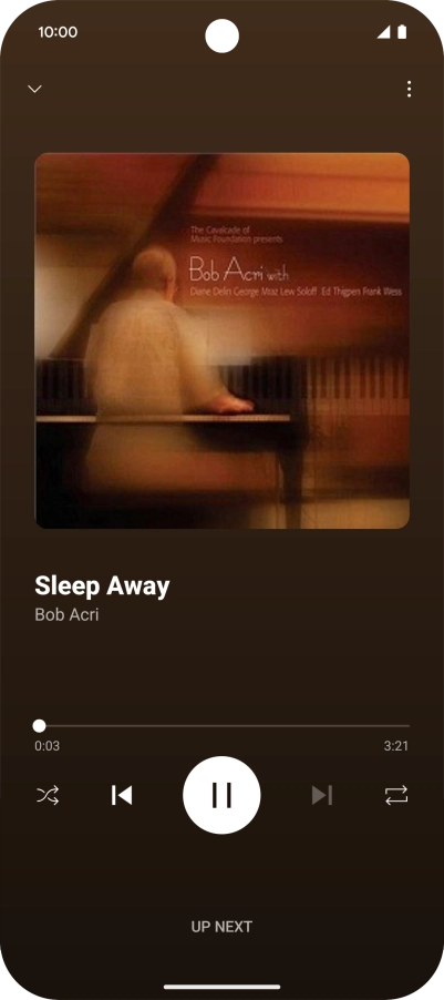 Press arrow right to go to the next audio file.