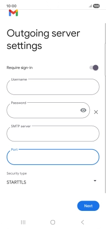 Press the drop down list below 