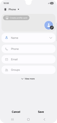 Press the address book drop down list. Press the address book drop down list.