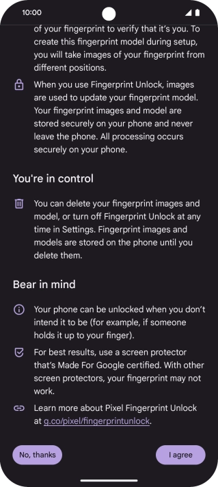 Press I agree. Press I agree.