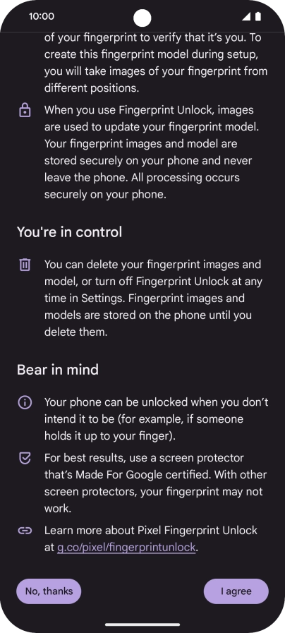 Press I agree. Press I agree.