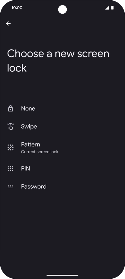 Press None. Press None.