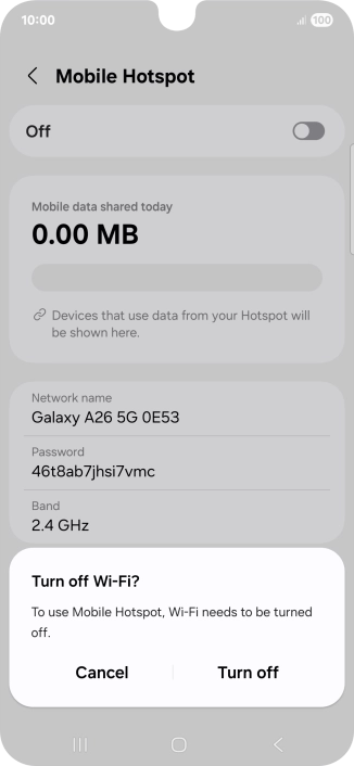 Press the Home key to return to the home screen.