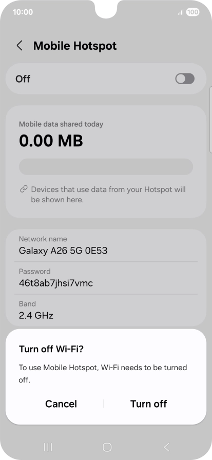 Press the Home key to return to the home screen.
