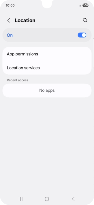 Press App permissions.