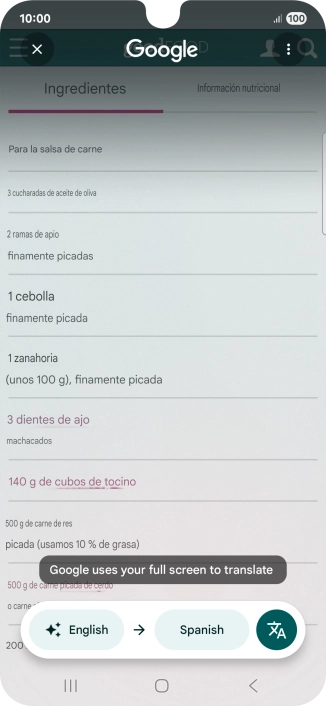 Follow the instructions on the screen to select the required language settings and use the function.