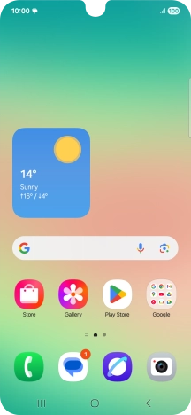 The text/picture message icon shows that you've received a new text or picture message.