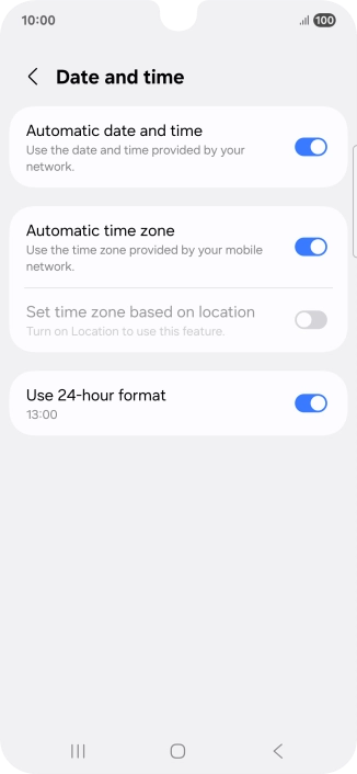Press the Home key to return to the home screen.