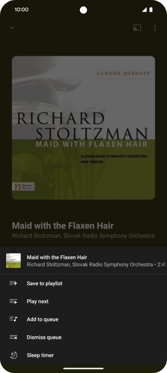 Press Save to playlist.