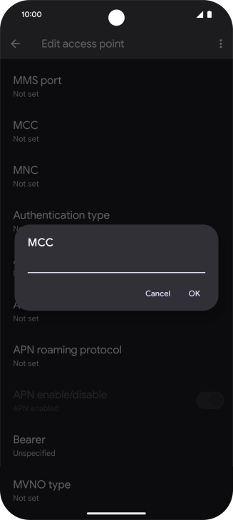 Key in 272 and press OK.