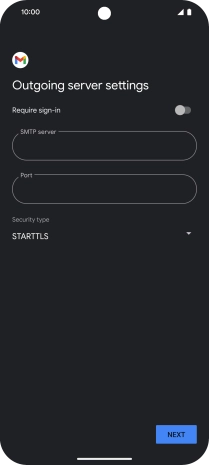 Press the field below 