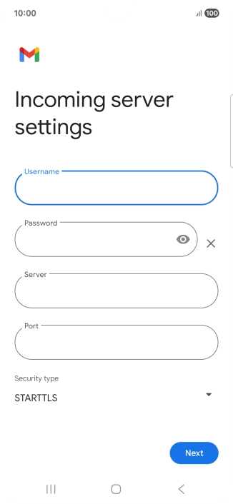 Press the field below 