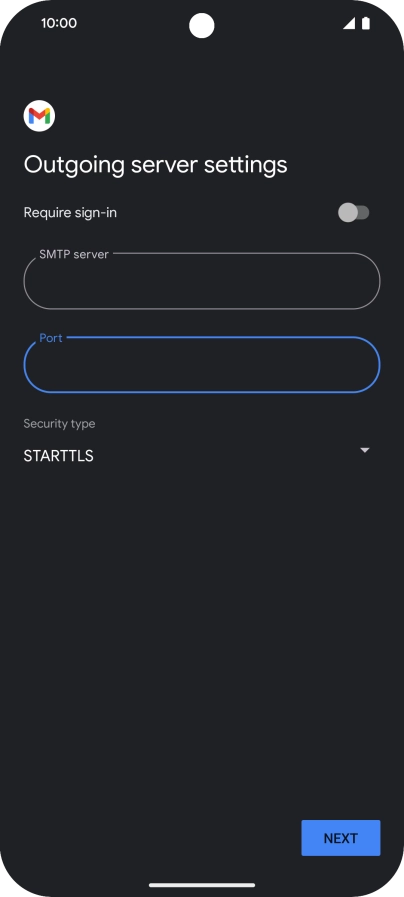 Press the drop down list below 
